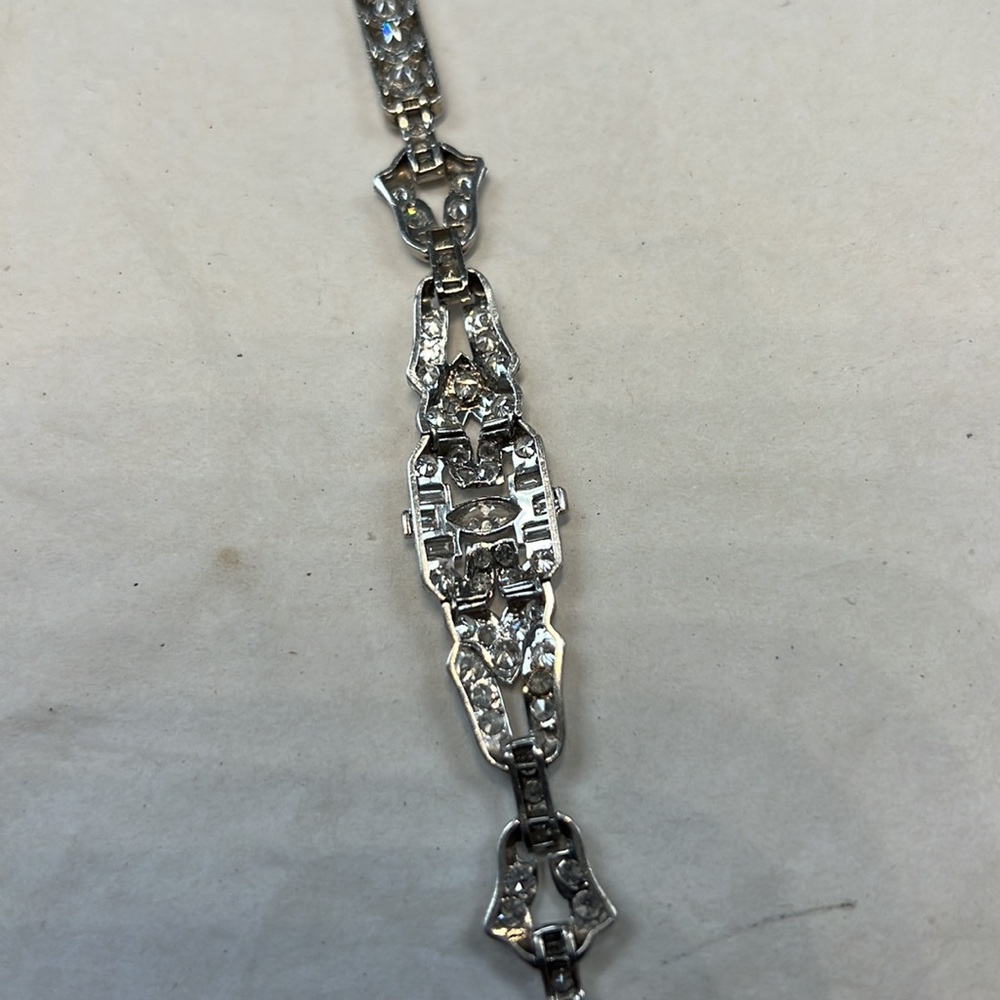 Vintage Diamonds Bracelet Platinum - Picture 6 of 7